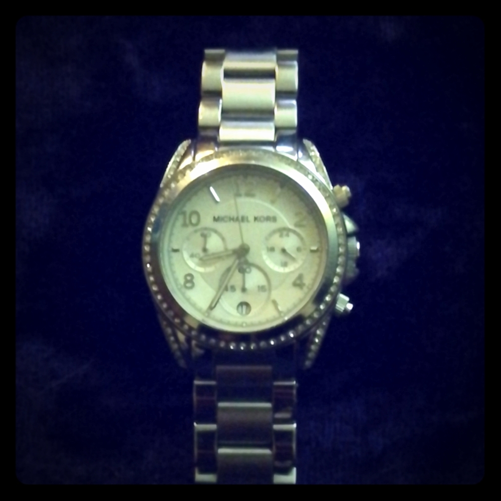 Women's Michael Kors Watch w/Bling